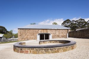 Rosny Barn, an historic sandstone barn built in the 1800s